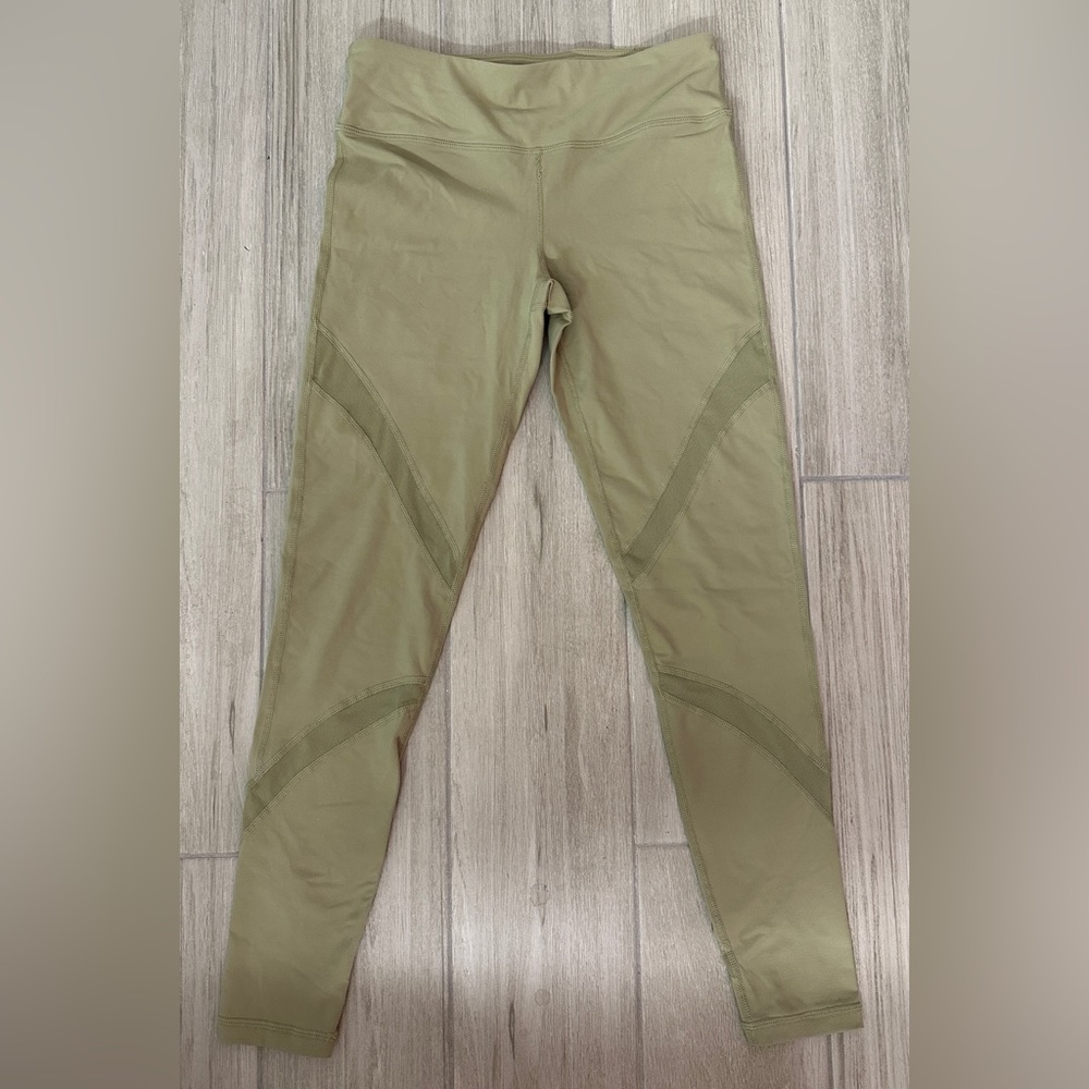 MONO B Leggings Women's size Small Sage Green Full Length